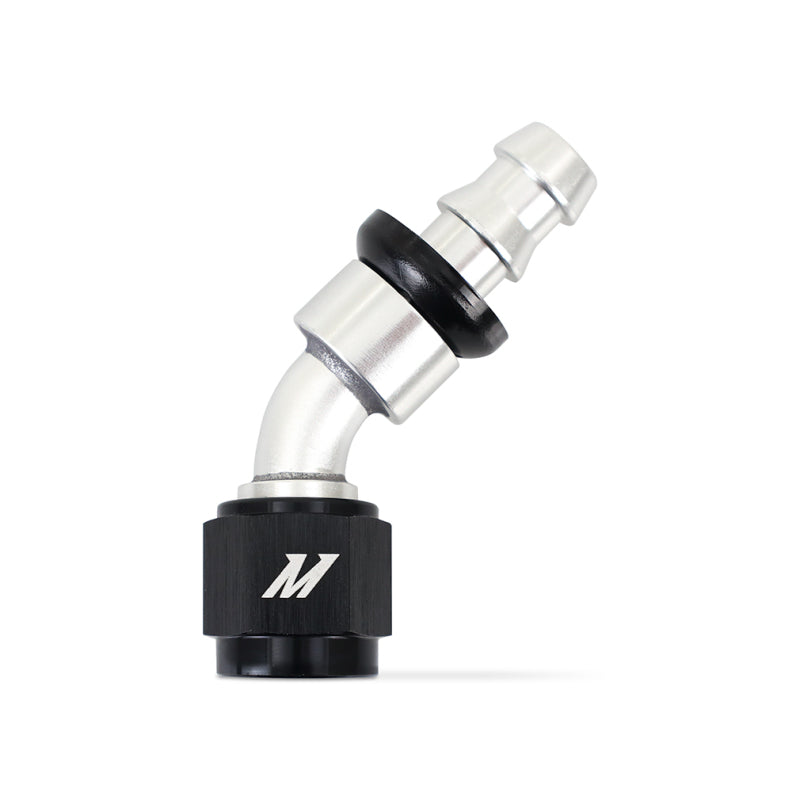 Mishimoto 45 Degree Push Lock Fitting - 6AN-thumbmail-1