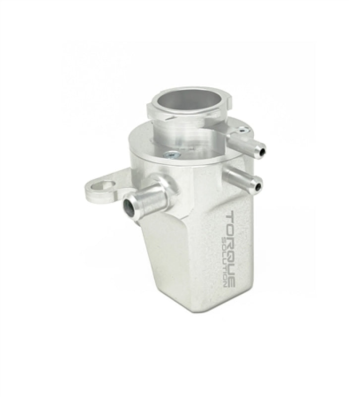 Torque Solution Coolant Expansion Tank: Subaru WRX 02-07 / STI 04-22 / Forester XT 04-08 - Silver-thumbmail-1