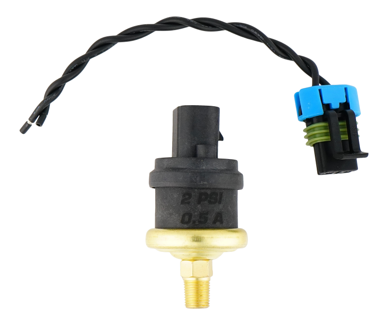 DeatschWerks 2psi 1/8th NPT Adjustable (1-3psi) Hobbs Switch with Pigtail (0.5A)-thumbmail-1