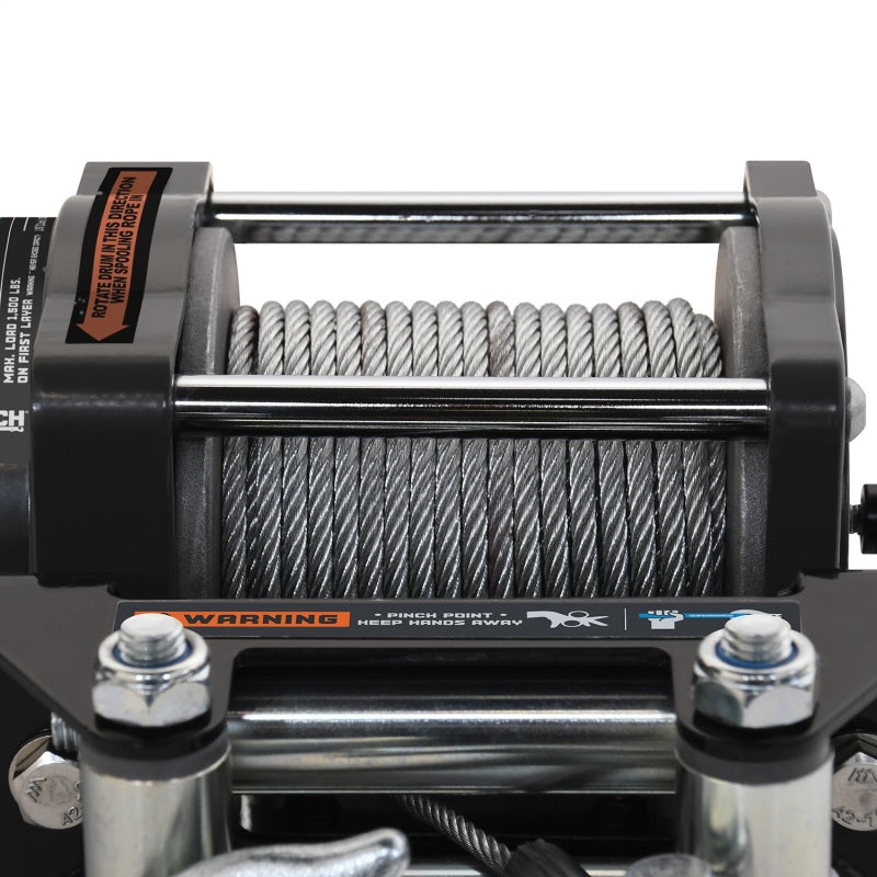 Superwinch 1,500 lbs. 1.1 HP 120V AC 1/8 In x 35ft. Wire Rope - Gray Wrinkle-thumbmail-7