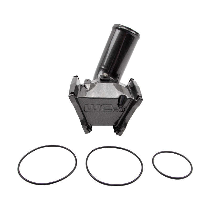 Wehrli Chevrolet LBZ/LMM Duramax 3in Y-Bridge Kit (Bridge Only) - Gloss Black-thumbmail-1