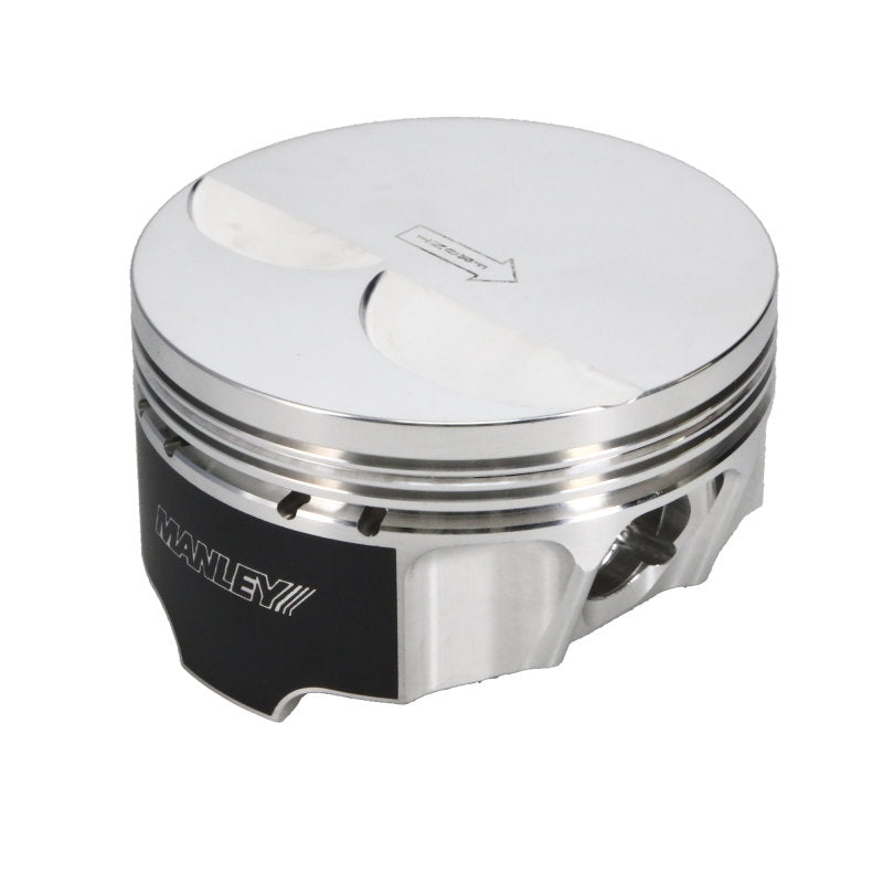 Manley Chevrolet LS 4.065in Bore 1.304in CD 4CC Platinum Series Dish Piston - Set of 8-thumbmail-8