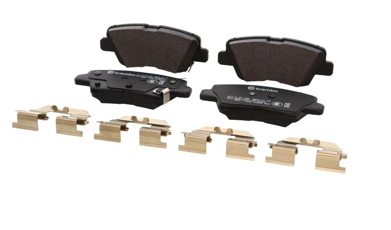 Brembo OE 21-22 Hyundai Accent/19-24 Nexo/2016 Sonata/2019 Sonata PRIME Low-Met Brake Pad - Rear-thumbmail-18