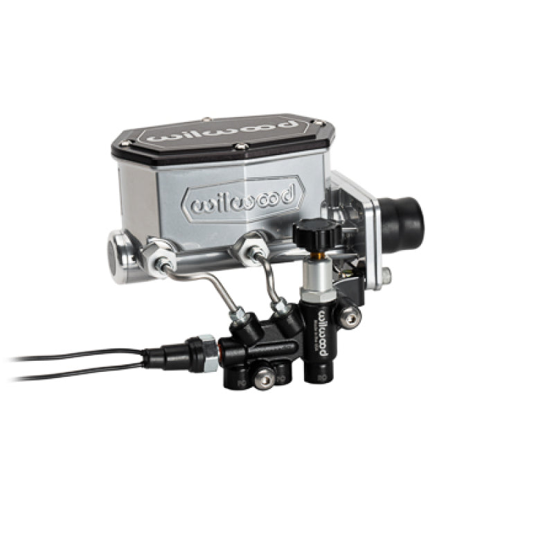 Wilwood Mopar Compact Tandem Master Cylinder Kit w/ Combination Valve 1in Bore - Chrome-thumbmail-1