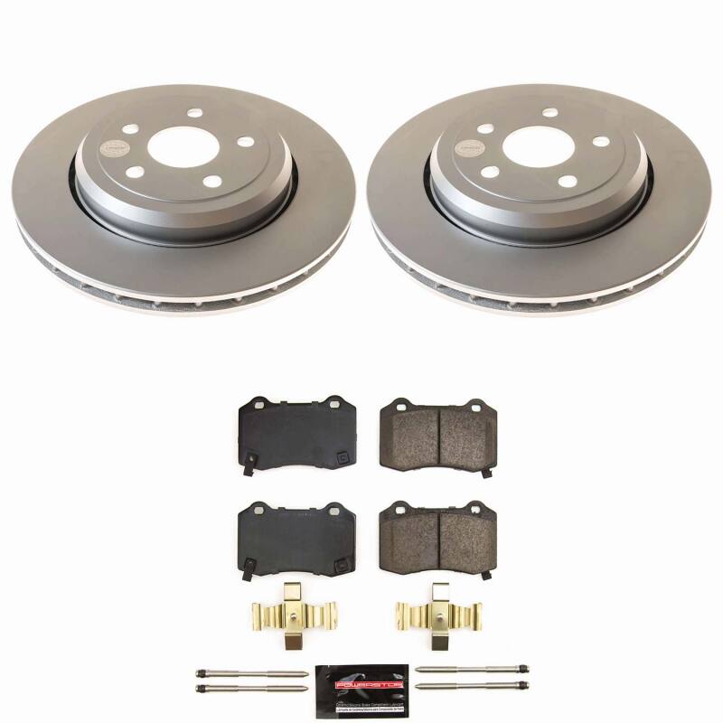 Power Stop 18-26 Dodge Durango Rear Z23 Coated Brake Kit-thumbmail-1