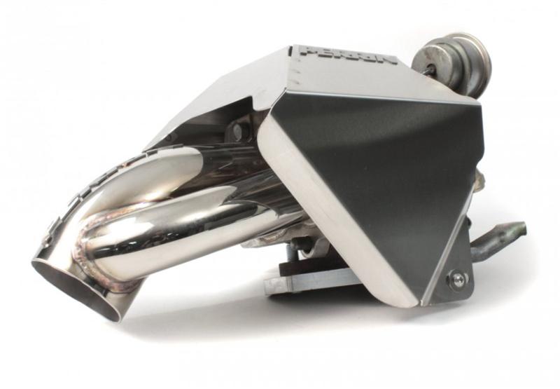 Perrin 04-11 Subaru STi / 05-08 Legacy GT / 02-11 WRX / 04-09 Forester XT Brushed Turbo Heat Shield-thumbmail-9