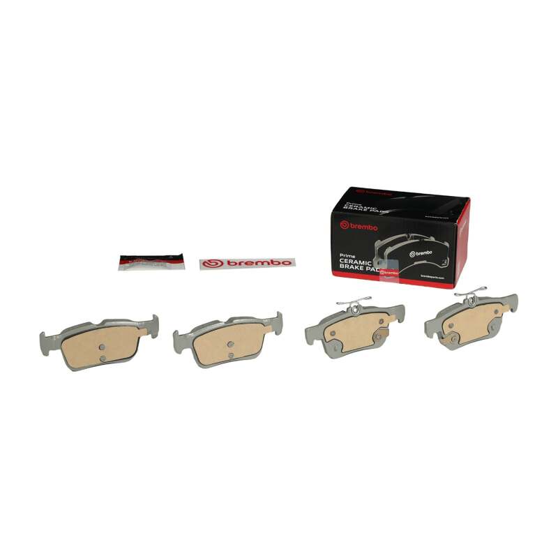 Brembo OE 20-22 Ford Edge/17-19 Escape/13-20 MKZ/19-23 Nautilus PRIME Ceramic Brake Pad - Rear-thumbmail-4