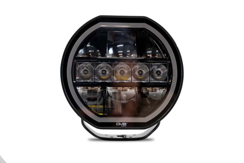 DV8 Offroad 7in Halo Elite Round Light w/ Accent Halo - White/Amber-thumbmail-9