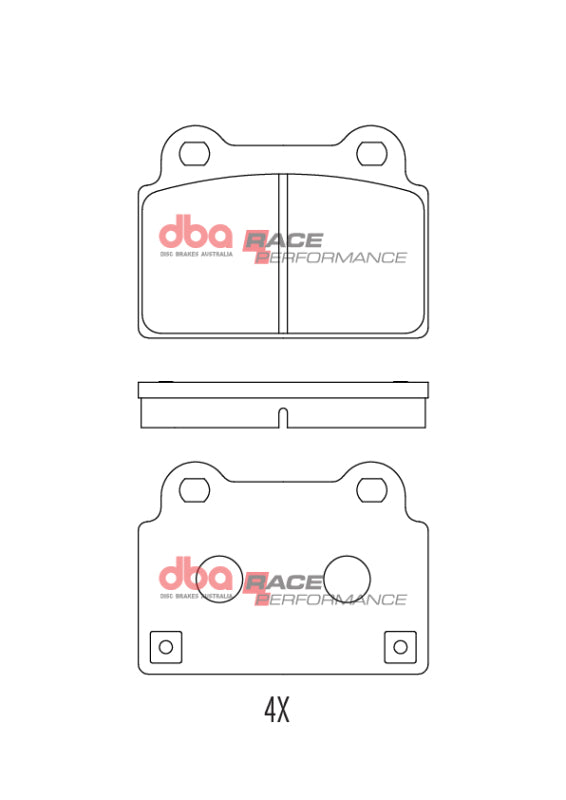 DBA 08-16 Mitsubishi Lancer Evolution Rear RP Performance Brake Pads-thumbmail-5
