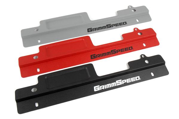 GrimmSpeed 02-07 Subaru Impreza/WRX / 04-07 STI Radiator Shroud w/Tool Tray - Black-thumbmail-2