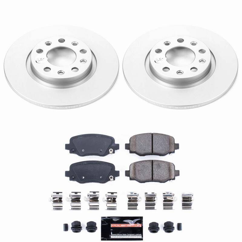 Power Stop 15-17 Chrysler 200 Rear Z23 Coated Brake Kit-thumbmail-1