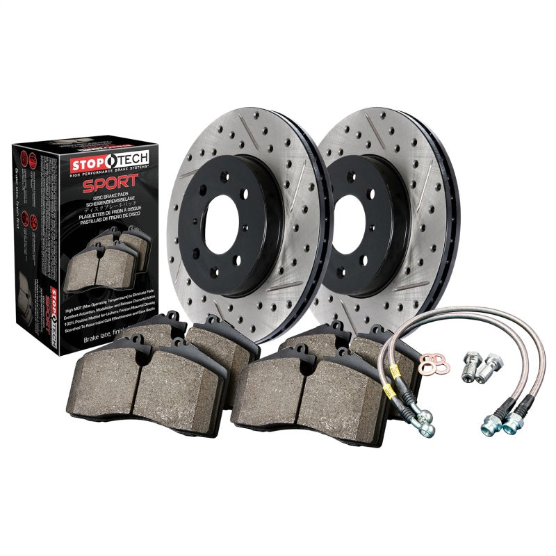 Sport Axle Pack, Drilled & Slotted, Rear-thumbmail-4