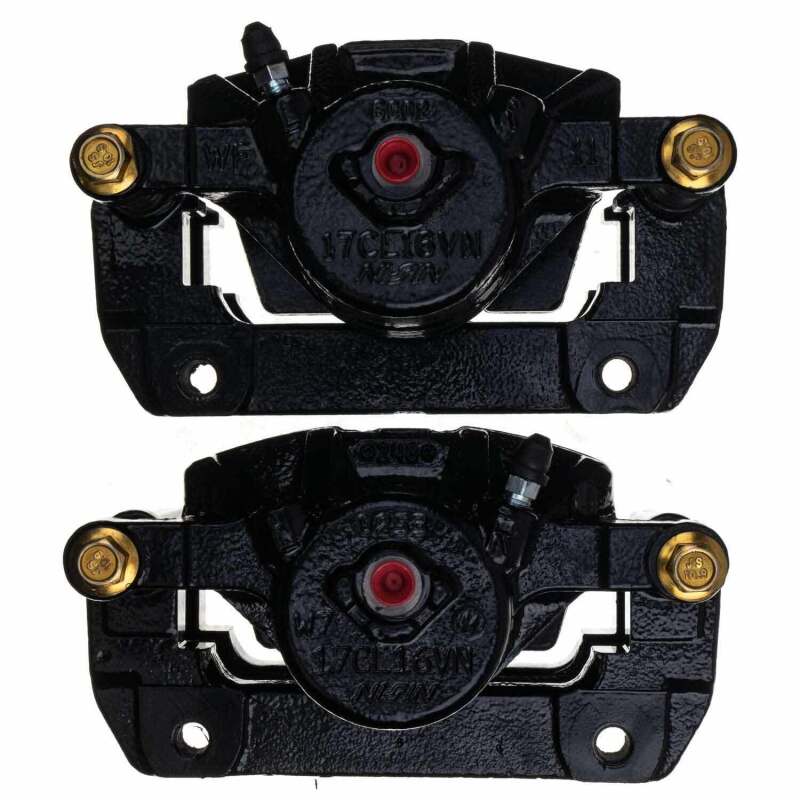 Power Stop 01-03 Acura CL Front Black Caliper - Pair w/Bracket-thumbmail-8