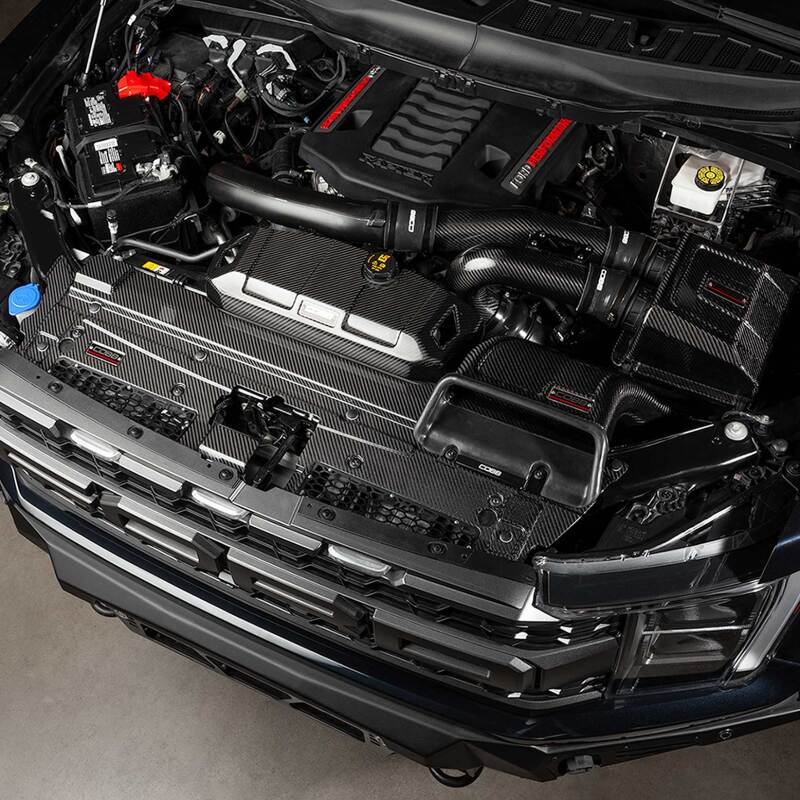 Cobb 21-23 Ford F-150 Ecoboost 3.5/2.7 Raptor/Tremor/Limited Redline Carbon Fiber Radiator Shroud-thumbmail-7