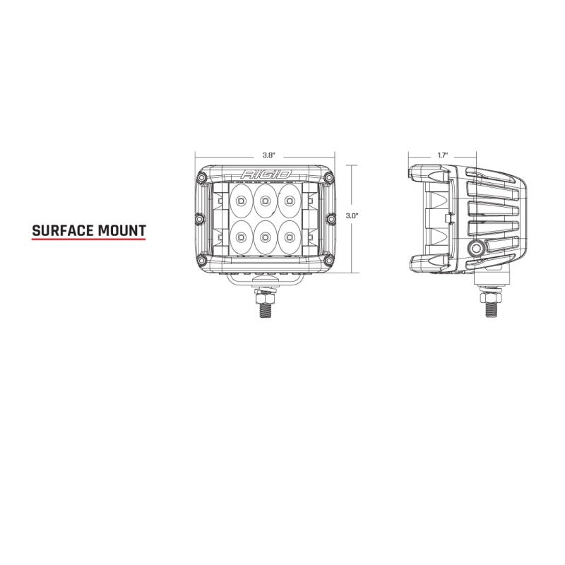 Rigid Industries D-SS Spot w/ Amber PRO Lens (Pair)-thumbmail-6