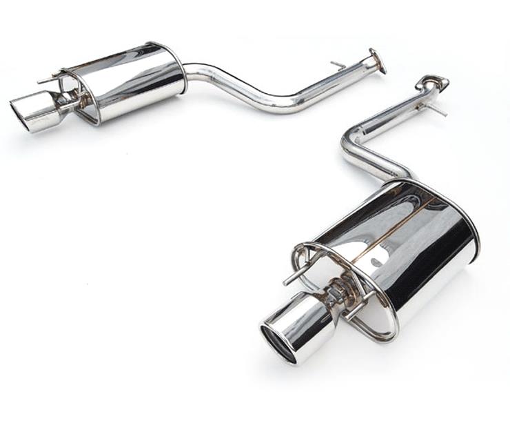Invidia 02-07 WRX/STi 76mm Q300 Stainless Steel Cat-back Exhaust-thumbmail-1
