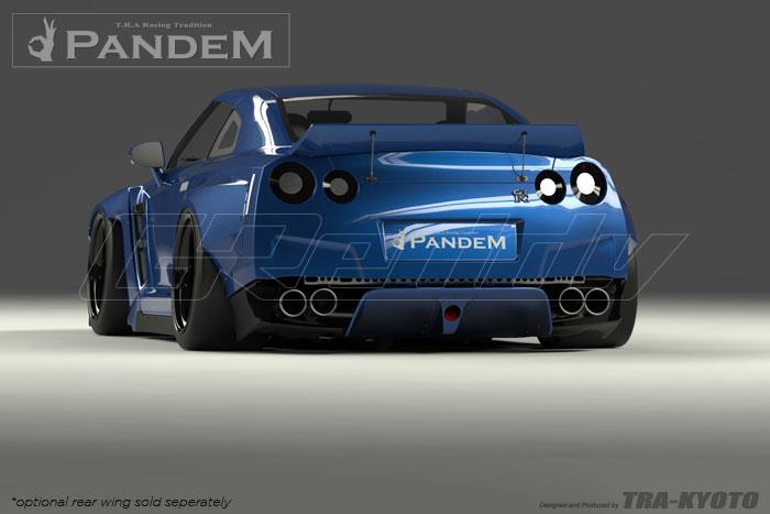GReddy Nissan GTR R35 Version 2 Padem X Rocket Bunny Rear Under Diffuser-thumbmail-6