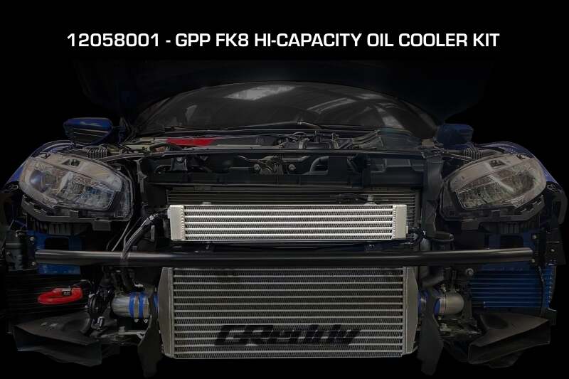 GReddy 2017+ Honda Civic Type-R High Capacity Front Mount Oil Cooler Kit-thumbmail-7