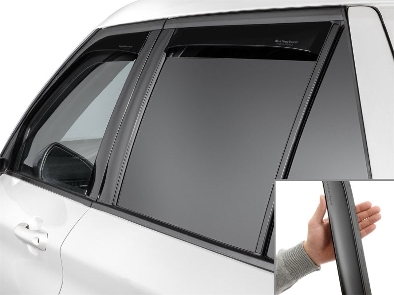 WeatherTech 20-26 Ford Explorer Front Rear Front & Rear Side Window Deflectors - Matte Blk-thumbmail-2