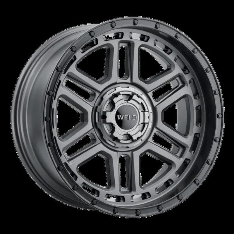 Weld Off-Road Crux 20x9in / 6x135 BP / ET 0 / 106.1mm Bore - Satin Gunmetal / Satin Black Wheel-thumbmail-1