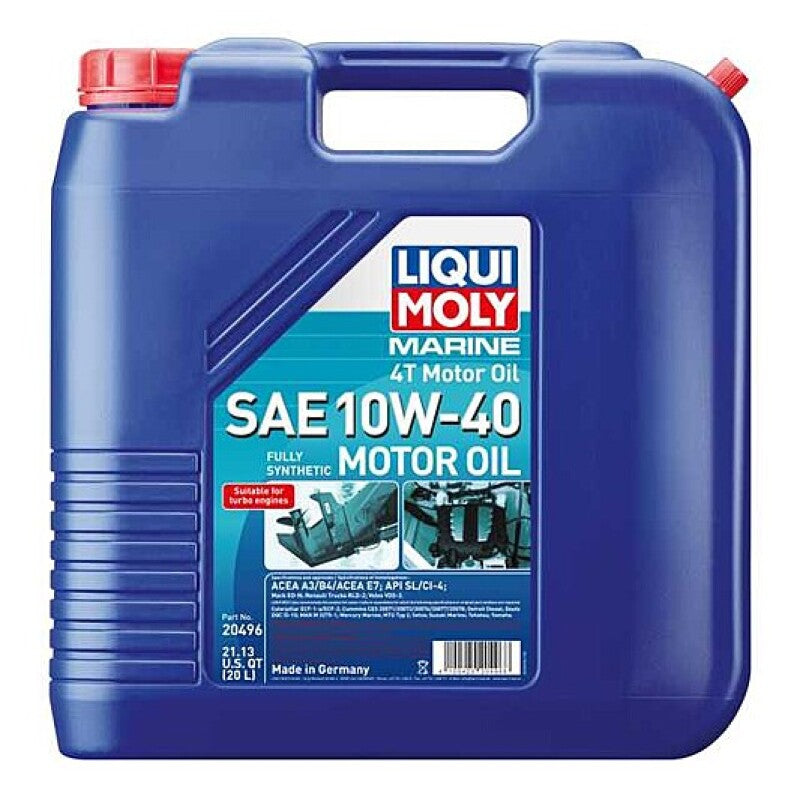 LIQUI MOLY 20L Marine 4T Motor Oil SAE 10W40-thumbmail-1