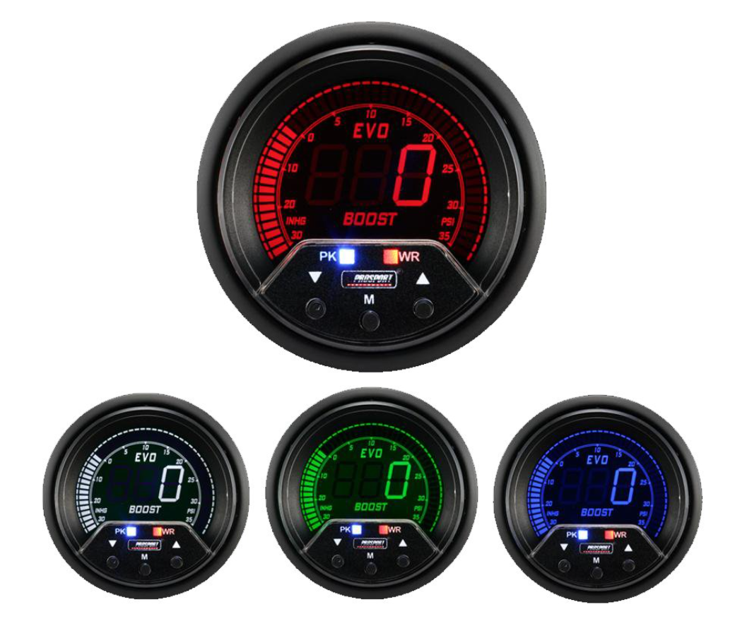 2-3/8" Premium Evo Electrical Boost Gauge-thumbmail-1
