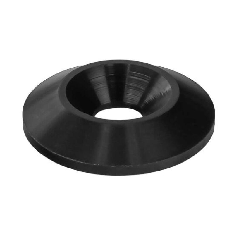 Moroso 1in Taper Washer - Black Anodized (10 Pack w/o Hardware)-thumbmail-1