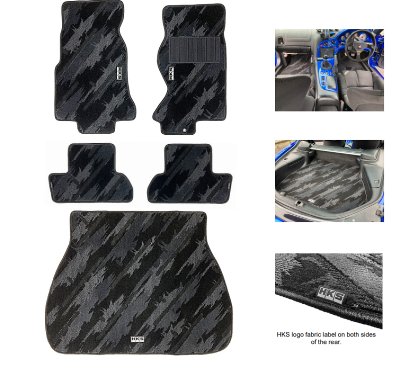 HKS FLOOR MATS FD3S FULL SET OCT RHD-thumbmail-1