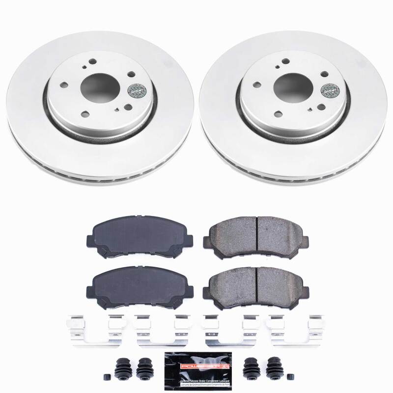 Power Stop 10-13 Suzuki Kizashi Front Z23 Coated Brake Kit-thumbmail-1