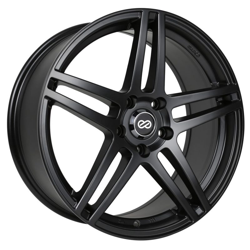 Enkei RSF5 16x7 45mm Offset 5x100 Bolt Pattern 72.6mm Bore Dia Matte Black Wheel-thumbmail-1