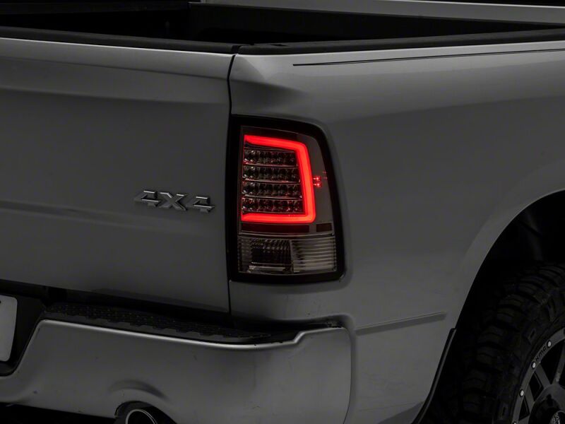 Raxiom 09-18 Dodge RAM 1500 Axial Series LED Tail Lights- Chrome Housing- Clear Lens-thumbmail-1