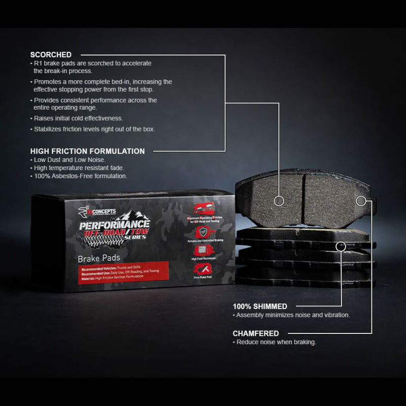 R1 04-20 Winnebago Sunova Front/Rear Performance Off-Road/Tow Brake Pads-thumbmail-7