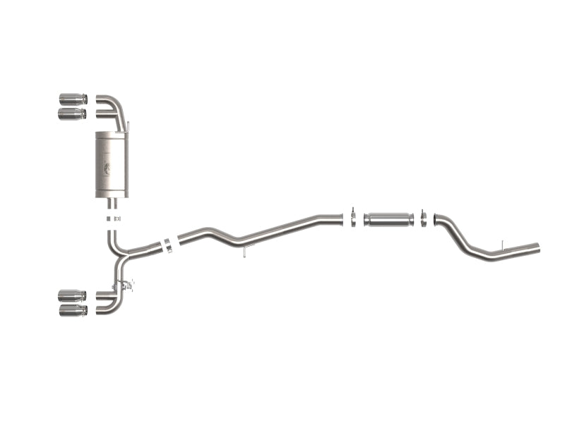 aFe 19-24 BMW Z4 M40i (G29) L6-3.0L (t) B58 MACH Force-Xp 3in to 2-1/2in SS CB Exhaust - Polished-thumbmail-7