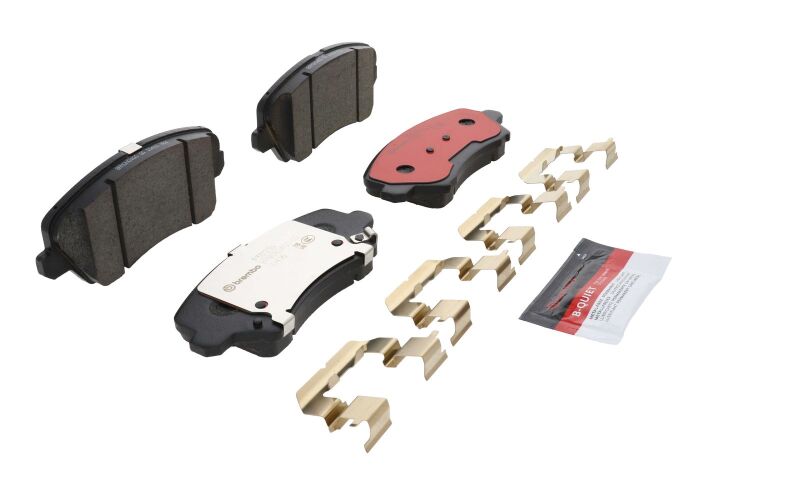 Brembo OE 2017 Hyundai Elantra/Elantra GT/16-17 Veloster/19-21 Veloster Ceramic Brake Pad - Front-thumbmail-17
