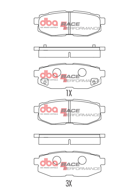 DBA 06-24 Subaru Tribeca B9 Rear RP Performance Brake Pads-thumbmail-5