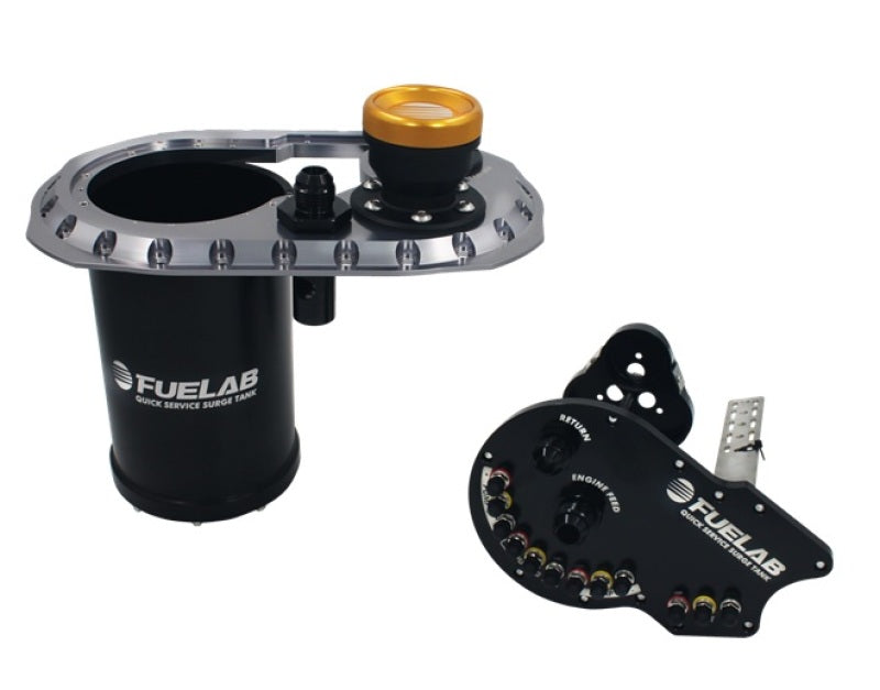 Fuelab Quick Service Surge Tank 2.0 w/No Lift Pump & No Surge Pump - Titanium-thumbmail-2