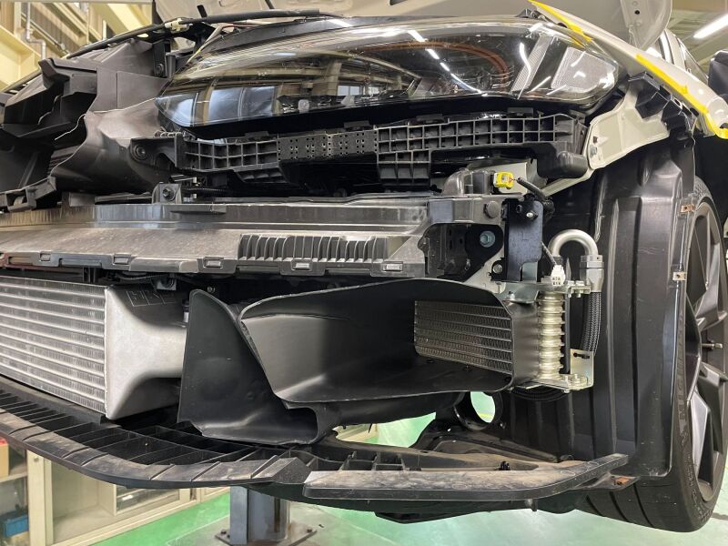 HKS 2023+ Honda Civic Type R FL5 S Type Oil Cooler Kit - Black-thumbmail-6