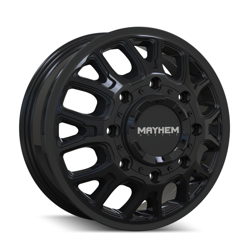 Mayhem 8107D Cogent Dually 17x6.5 / 8x165.1 BP / 125mm Offset / 121.3mm Hub Gloss Black Wheel-thumbmail-1