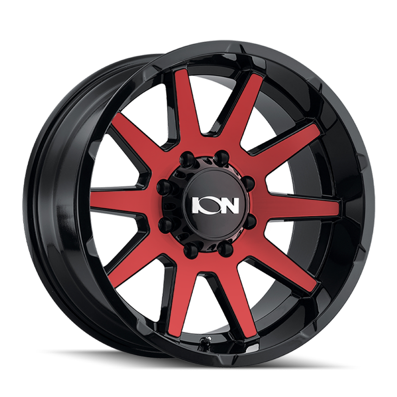 ION Type 143 20x9 / 8x170 BP / 18mm Offset / 125.2mm Hub Gloss Black/Red Machined Wheel-thumbmail-1