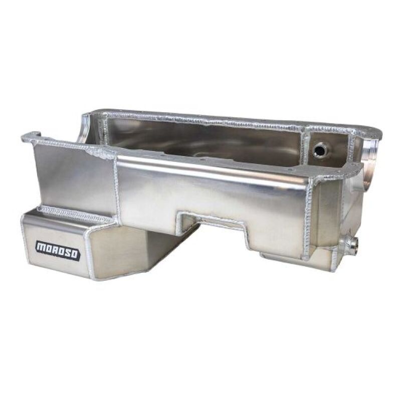 Moroso Ford 351W Power Pouch Billet End Seals 9in Deep Rear Sump Aluminum Oil Pan-thumbmail-1