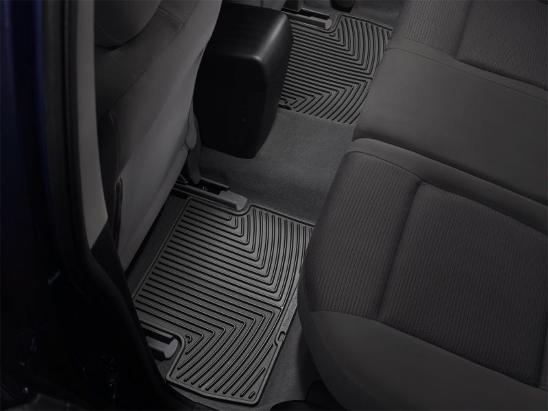 WeatherTech 05+ Cadillac STS Rear Rubber Mats - Black-thumbmail-2