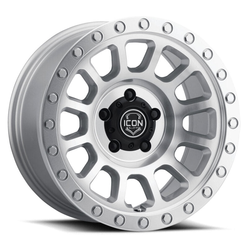 ICON Hulse 18x9 5x150 25mm Offset 6in BS Silver Machined-thumbmail-1