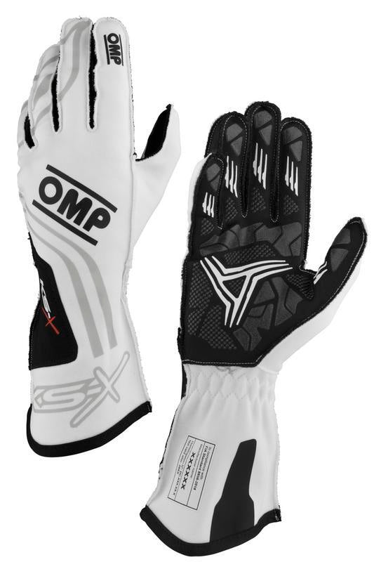 OMP KS-X GLOVES FIA 8877-2022 WHITE SIZE L