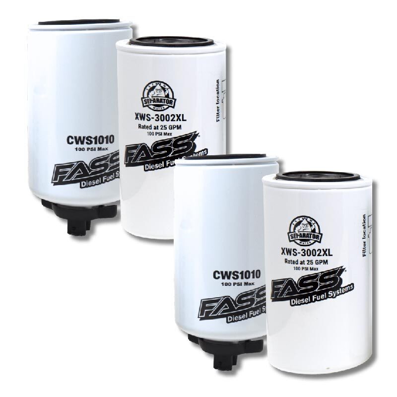 FASS Drop-In Fleet Filter Pack Contains (2) XWS3002XL & (2) CWS1010-thumbmail-1