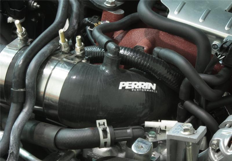 Perrin 08-13 Subaru WRX / 05-09 Legacy GT Black Turbo Inlet Hose-thumbmail-4
