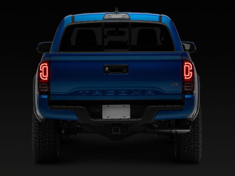 Raxiom 16-23 Toyota Tacoma XW Series Sequential LED Tail Lights- Black Housing- Red Lens-thumbmail-7