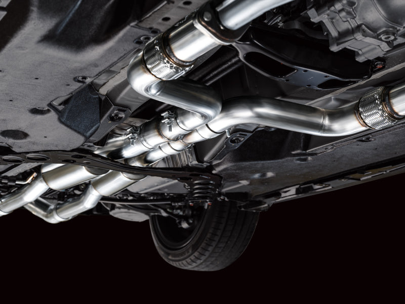 AWE 2023 Nissan Z RZ34 RWD Touring Edition Catback Exhaust System w/ Chrome Silver Tips-thumbmail-11