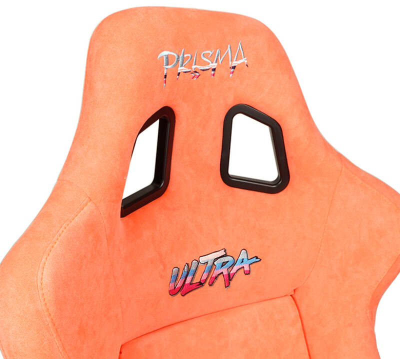 NRG FRP Bucket Seat ULTRA Edition W/ Grey Pearlized Back / Peach Microfiber Material - Large-thumbmail-7
