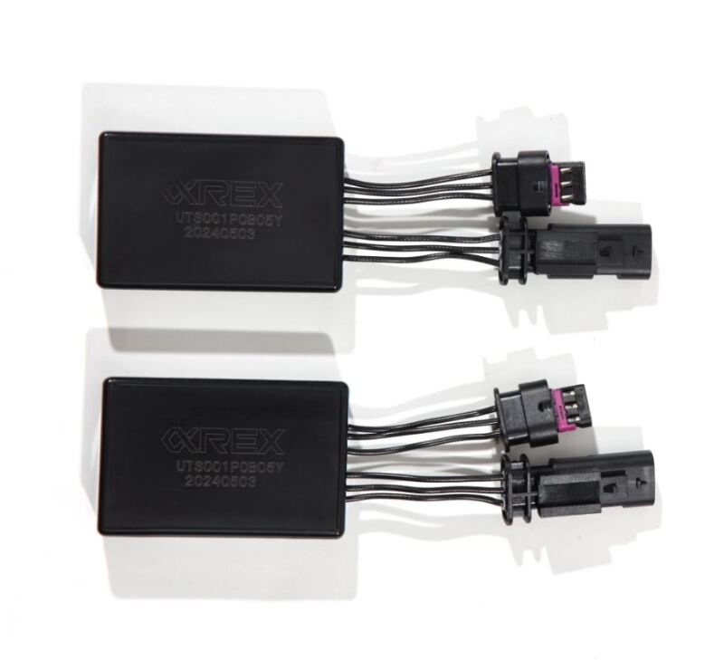 AlphaRex 17-23 Tesla Model 3/Y Stock Reflector Headlights to ARX Fog Lights Decoder Wiring Adapter-thumbmail-1