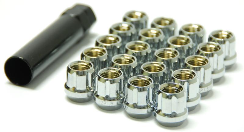 Wheel Mate Muteki Open End Lug Nuts - Chrome 12x1.25-thumbmail-2